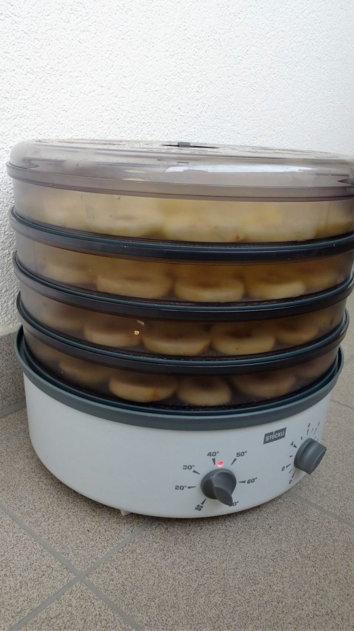 Äpfel trocknen