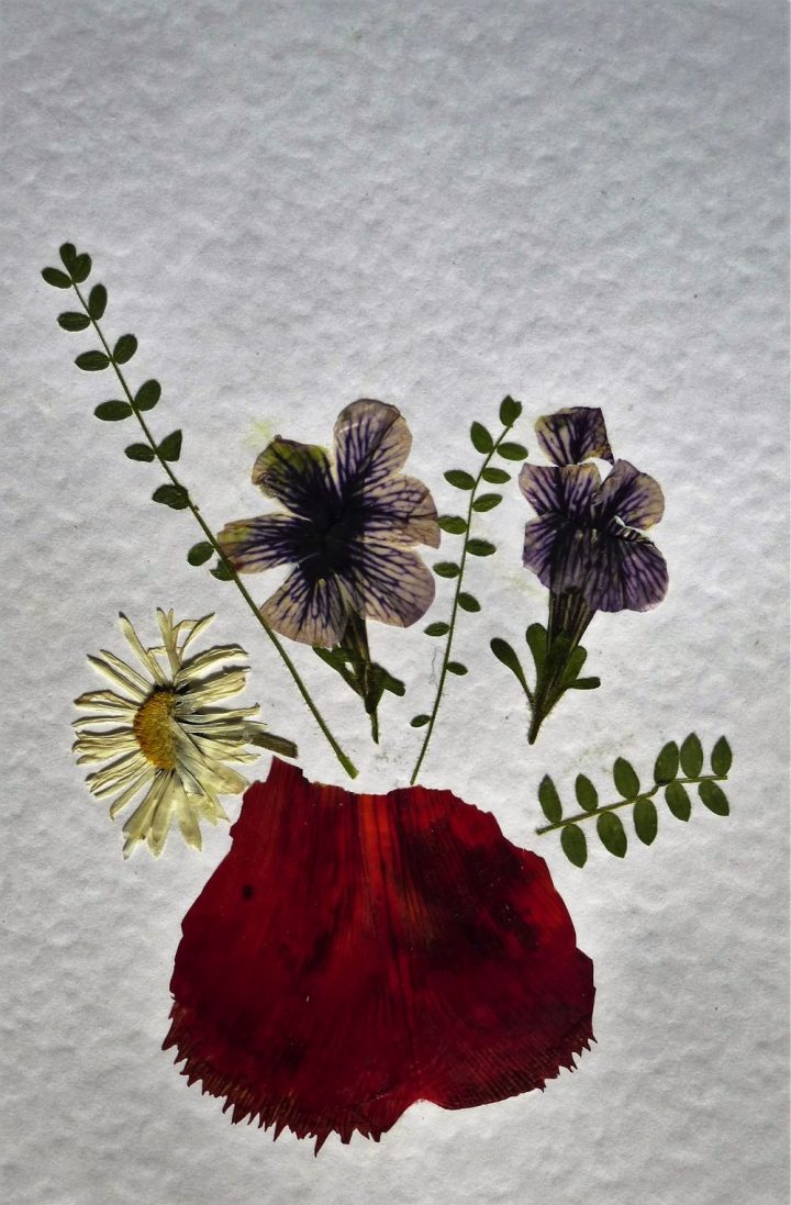 Blumen pressen
