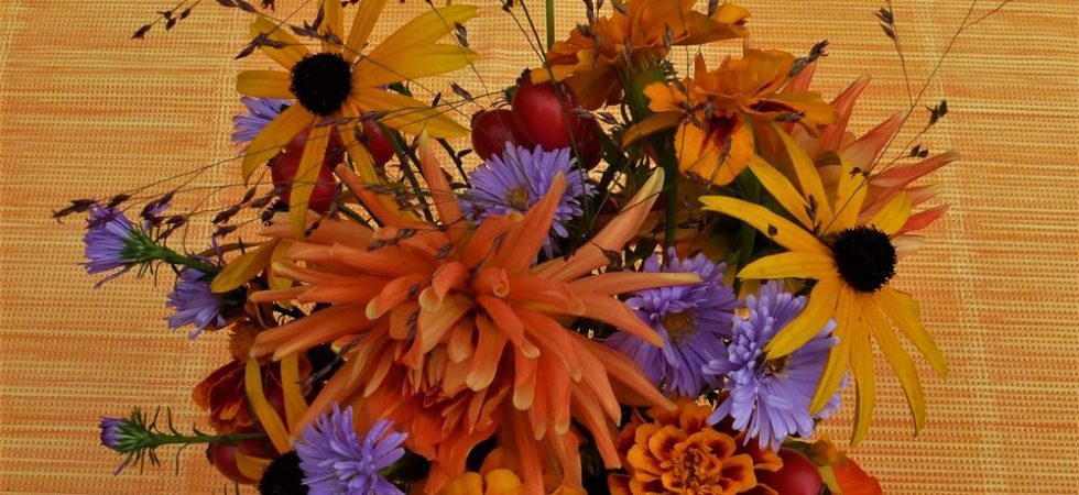 Blumenstrauß im September